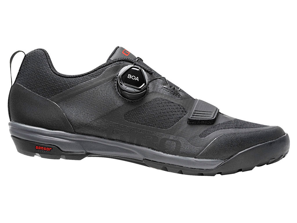 GIRO VENTANA Cycling Shoes - Black/Grey-Gravel Cycling Shoes-768686261701