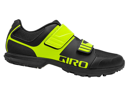 GIRO BERM Cycling Shoes - Black/Yellow-Gravel Cycling Shoes-768686253911