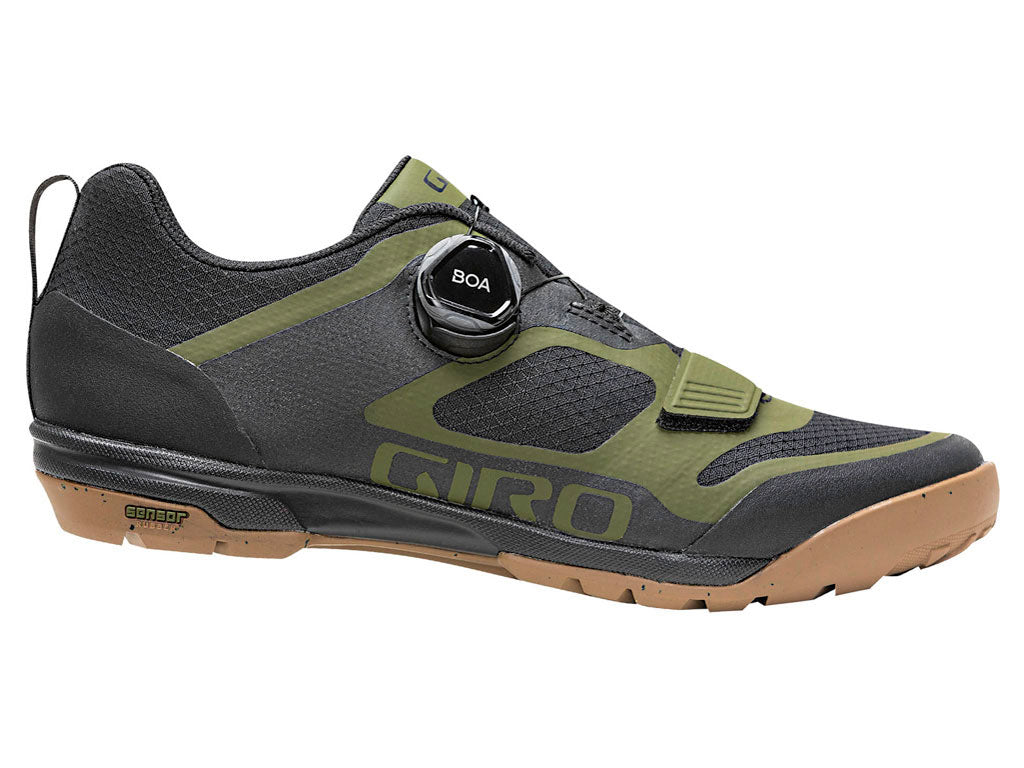 GIRO VENTANA Cycling Shoes - Black/Green-Gravel Cycling Shoes-768686319273