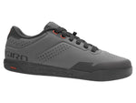 GIRO LATCH Cycling Shoes - Grey Dark/Red-Gravel Cycling Shoes-768686457586