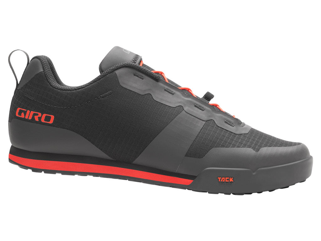 GIRO TRACKER FASTLACE Cycling Shoes - Black/Red-Road Cycling Shoes-768686458828