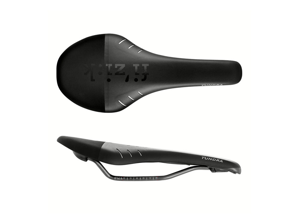 FIZIK TUNDRA M3 K:IUM Saddle - Black/Grey-Saddles-8021890448132