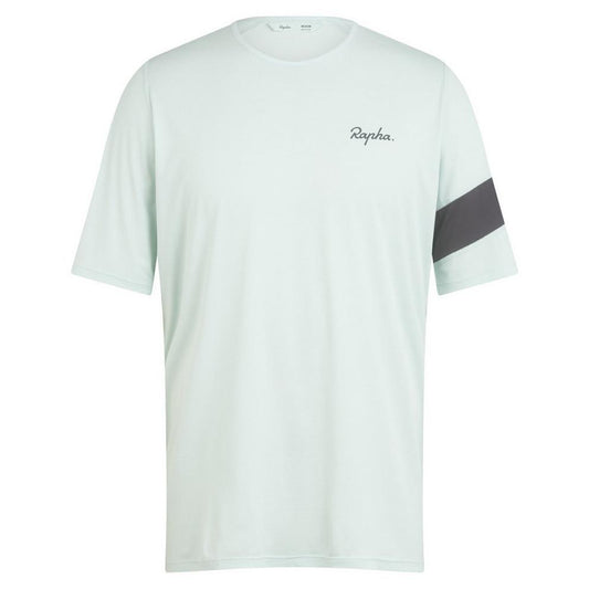 RAPHA Trail Lightweight Tshirt - SSA Egg Shell/Grey-Velodrom