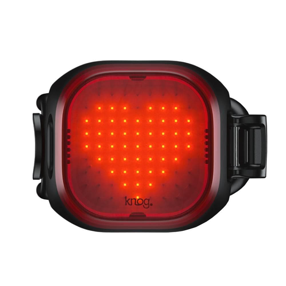 KNOG BLINDER MINI LOVE REAR BIKE LIGHT - BLACK-Rear Lights-9328389030717