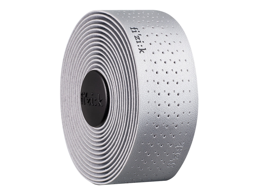 FIZIK TEMPO MICROTEX CLASSIC 2mm Handlebar Tape - Silver-Bar Tapes-8021890466525