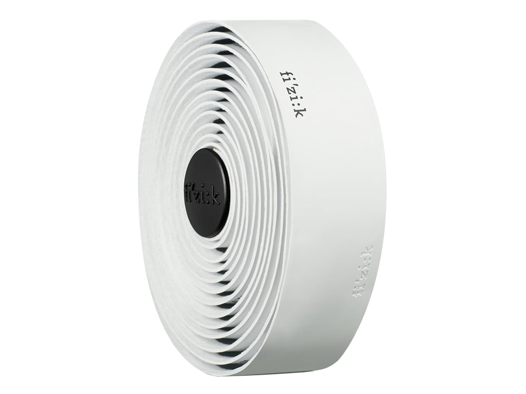 FIZIK TERRA MICROTEX BONDCUSH TACKY 3mm Handlebar Tape - White-Bar Tapes-8021890466761