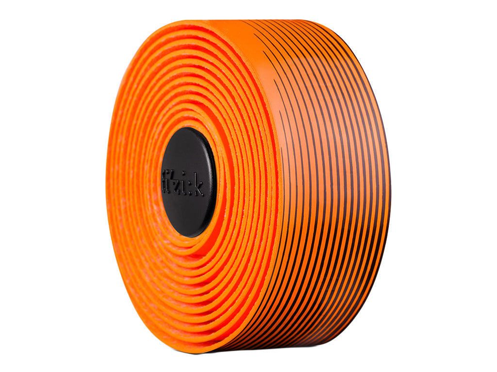 FIZIK VENTO MICROTEX TACKY 2mm Handlebar Tape - Orange/Black-Bar Tapes-8021890482754