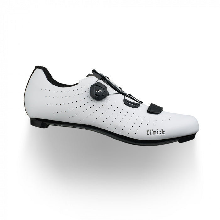 FIZIK Road Cycling Shoes R5 Tempo Overcurve - White/Black-Road Cycling Shoes-