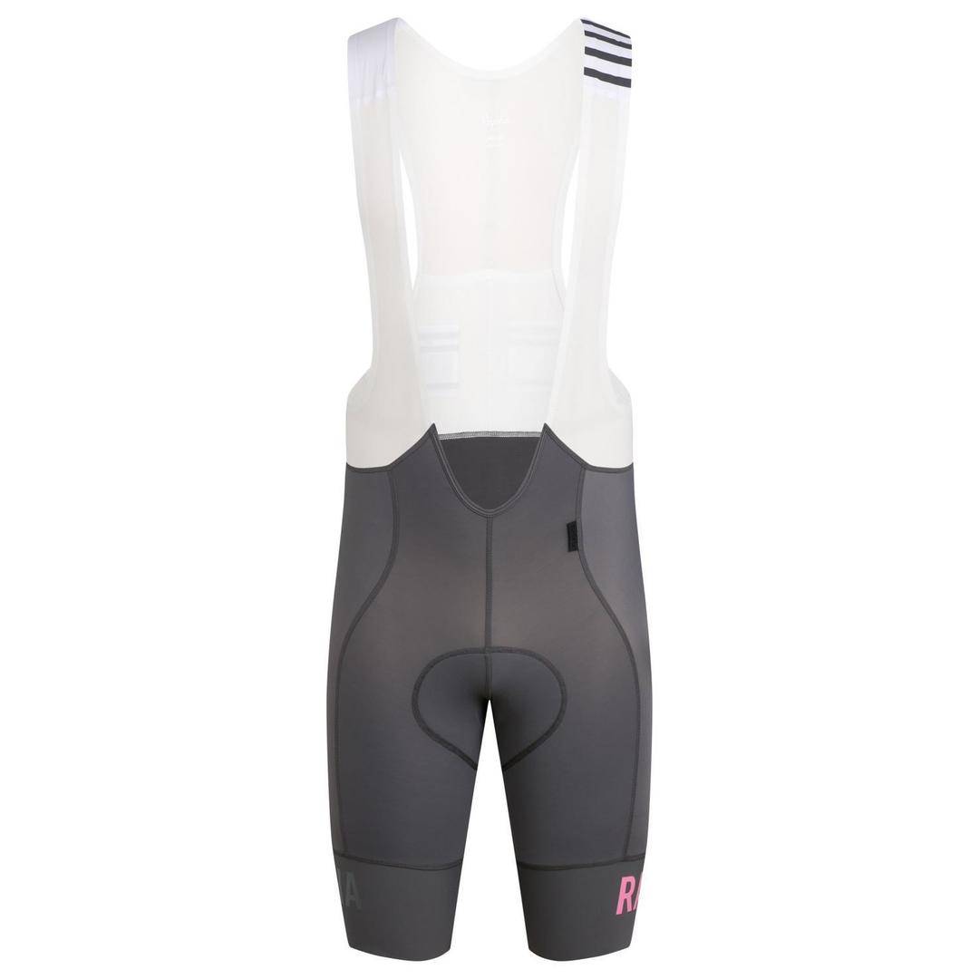 RAPHA Pro Team Bib Shorts II Long - CBN Carbon Grey – Velodrom CC