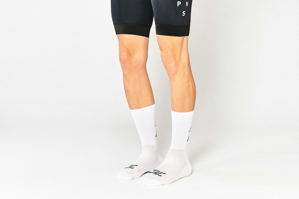 FINGERSCROSSED Socks Shut Up Legs - White-Cycling Socks-