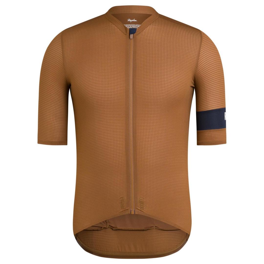 RAPHA Pro Team Flyweight Jersey - Brown EMP-Velodrom