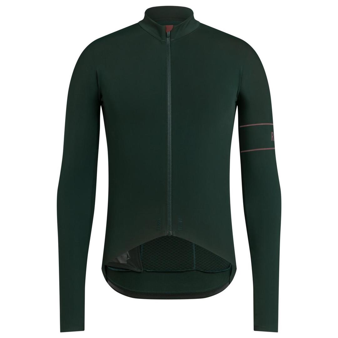 RAPHA Pro Team Thermal Long Sleeve Jersey - SCA Green/Brown