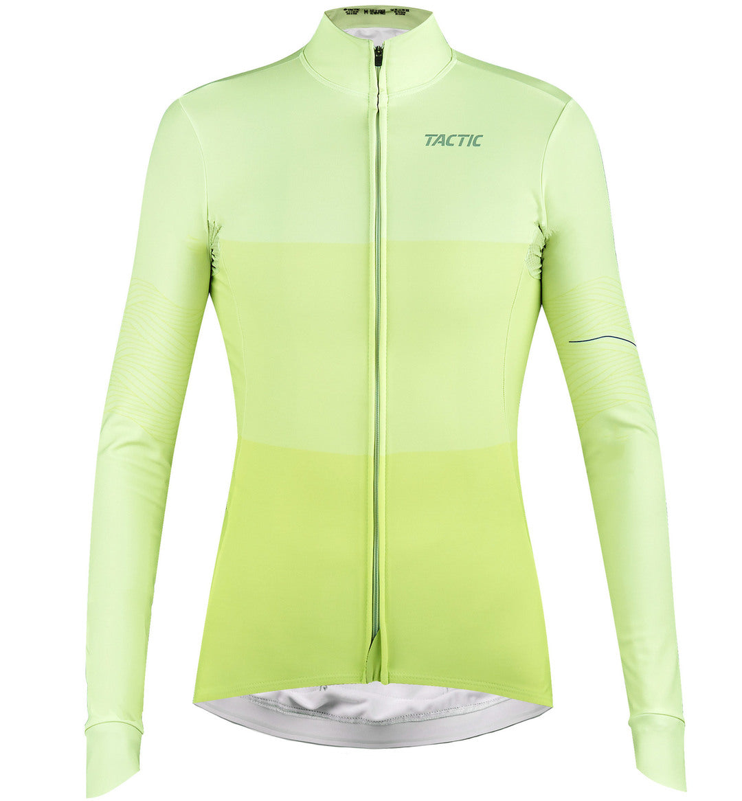 TACTIC Hard Day Long Sleeve Women Jersey - Lime archived-Long Sleeve Jerseys-