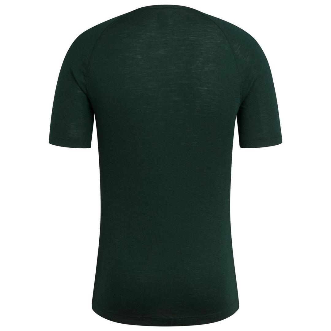 RAPHA Merino Base Layer Short Sleeve AW2023 - Dark Green SCA-Velodrom