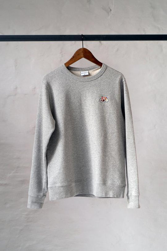 ERSTWHILE Sweatshirt Criterium - Grey-Sweatshirts-