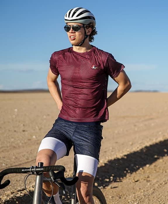 CAFE DU CYCLISTE Mickaela Short with Pad Navy Velodrom CC