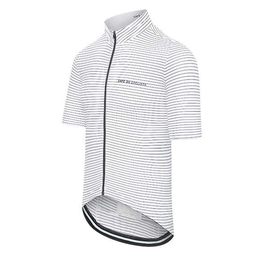 CAFE DU CYCLISTE Francine Jersey - White-Jerseys-