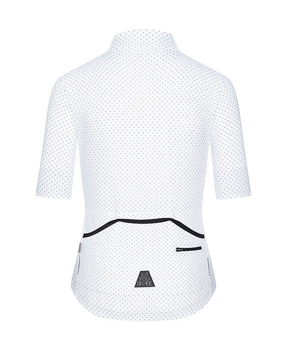 CAFE DU CYCLISTE Fleurette Women Jersey - White-Women Jerseys-