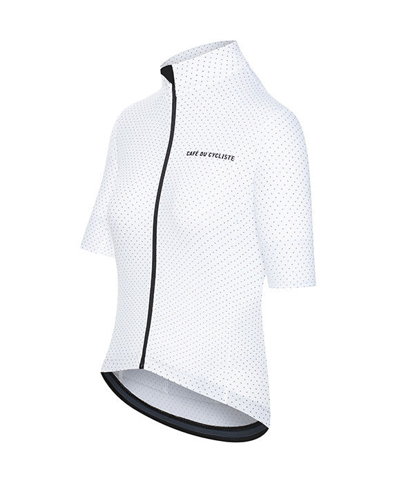 CAFE DU CYCLISTE Fleurette Women Jersey - White-Women Jerseys-