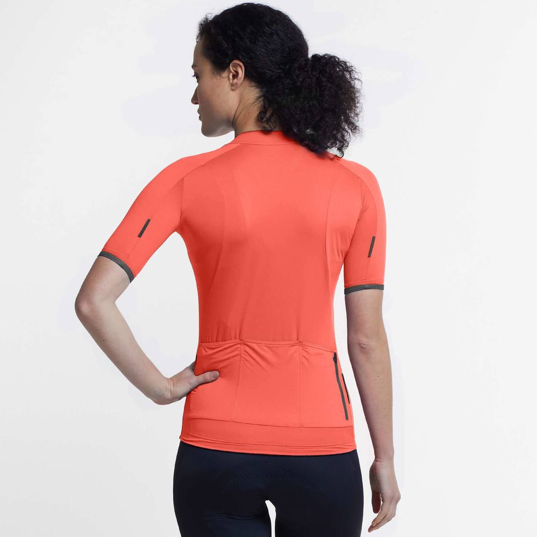 VELOCIO Signature Women Jersey - Coral-Women Jerseys-