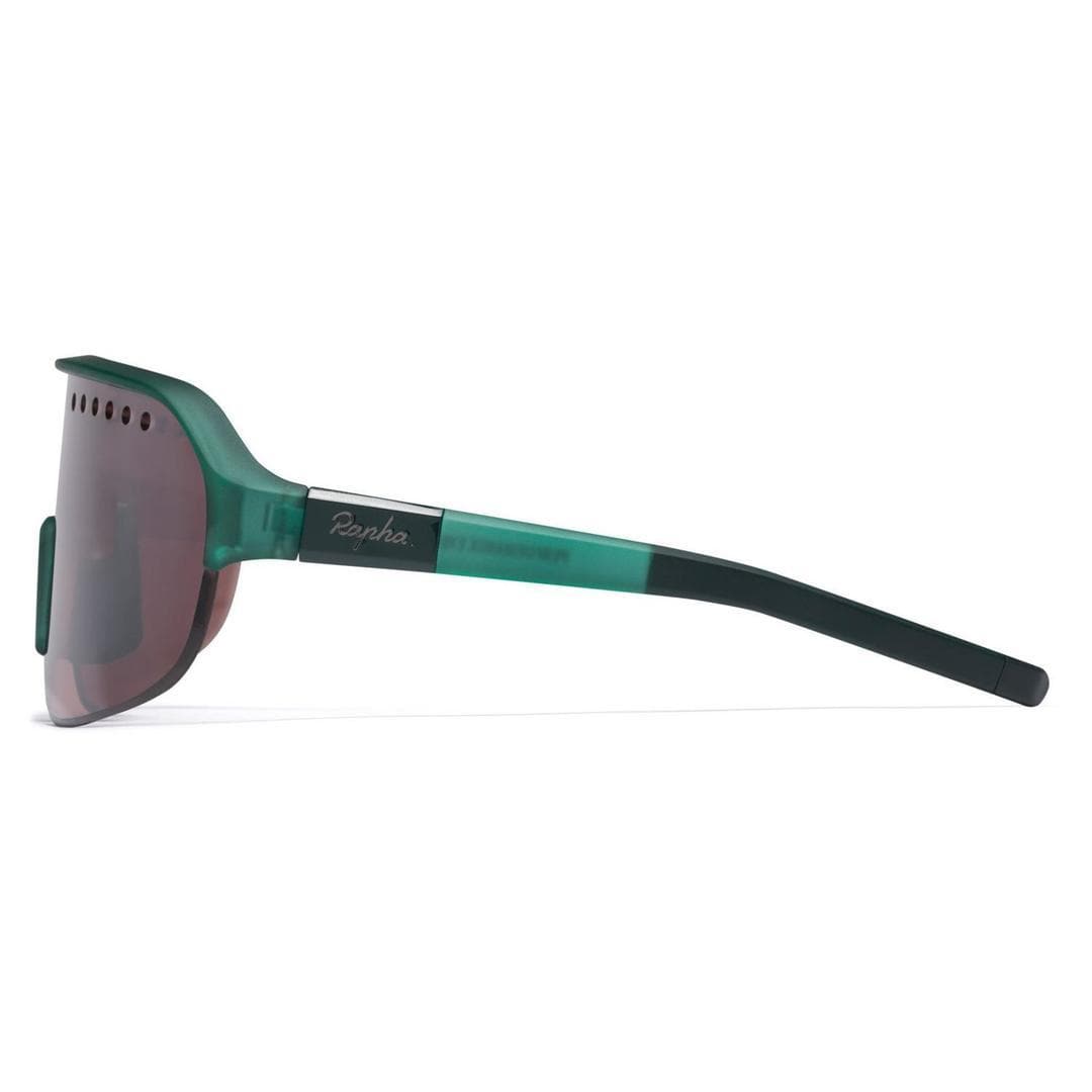 RAPHA Explore Glasses - BGR Green Black Mirror Lens-Velodrom