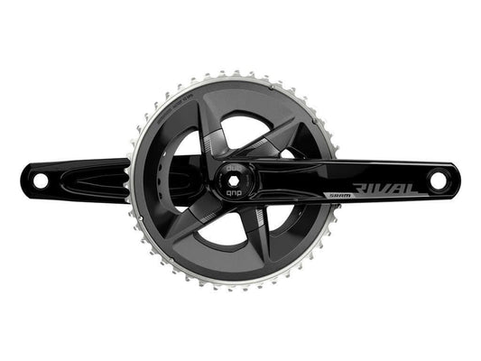 SRAM Rival AXS 1X Crankset Dub Wide No Powermeter - Black-Cranksets-