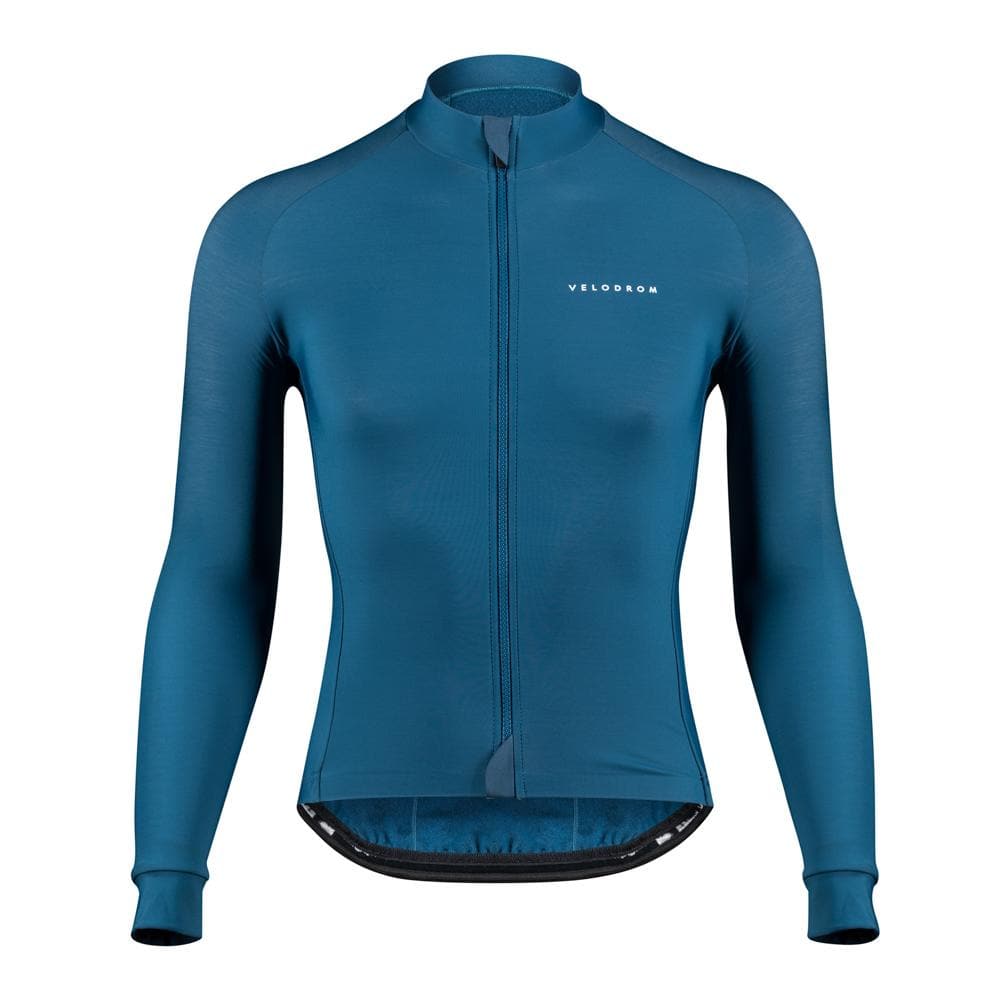 VELODROM VCC Winter Long Sleeve Jersey - Shadow Blue-Long Sleeve Jerseys-45710470