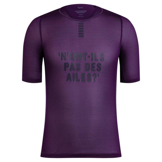 RAPHA Pro Team Base Layer Short Sleeve - BBC Purple-Velodrom