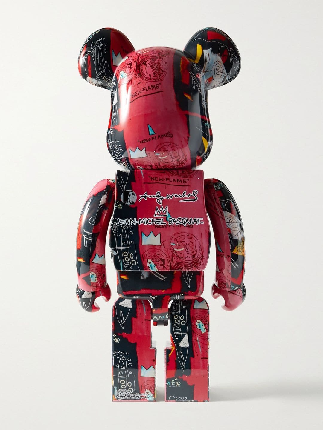 BE@RBRICK - Andy Warhol + Jean-Michel Basquiat-Sculptures-84336006