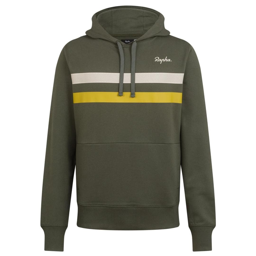 RAPHA Brevet Hoodie - DBA Grey/Beige/Yellow – Velodrom CC