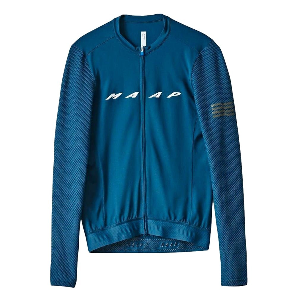 MAAP Evade Pro Base LS Jersey AW2023 - Slate-Long Sleeve Jerseys-2000575061466