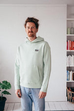 ERSTWHILE Hoodie Waaier - Gentle Green-Sweatshirts-