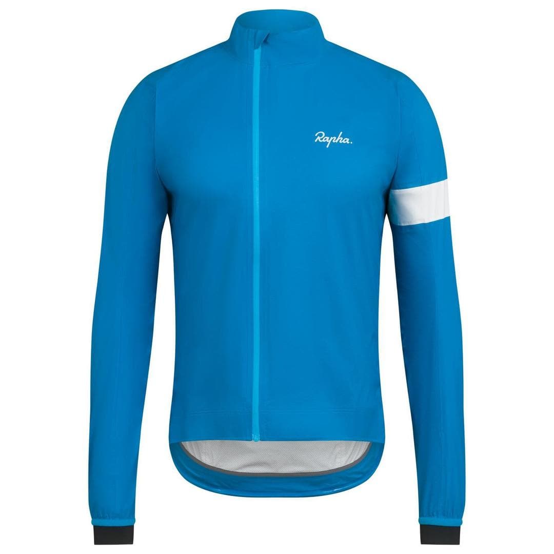 RAPHA Core Rain Jacket - BWA Blue/White-Velodrom