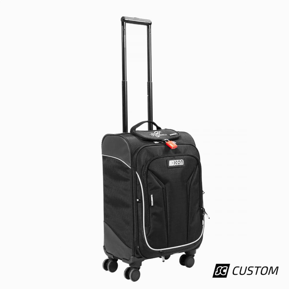 SCICON Cabin Troley Luggage 35L 4 Wheels - Black-Luggage-42873222