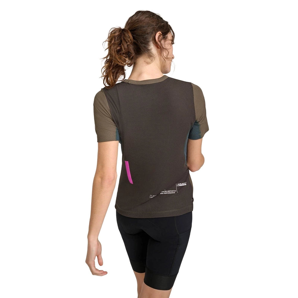 MAAP Alt Road Ride Women Tee 3.0 - Burnt Olive-Technical T-Shirts-