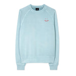 PAUL SMITH Sweatshirt Raglan Happy Logo - Light Blue-Sweatshirts-5059970117411