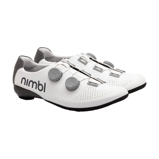 NIMBL Road Cycling Shoes Exceed - Grey/White-Road Cycling Shoes-