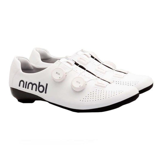NIMBL Road Cycling Shoes Exceed - All White-Road Cycling Shoes-8056893272132