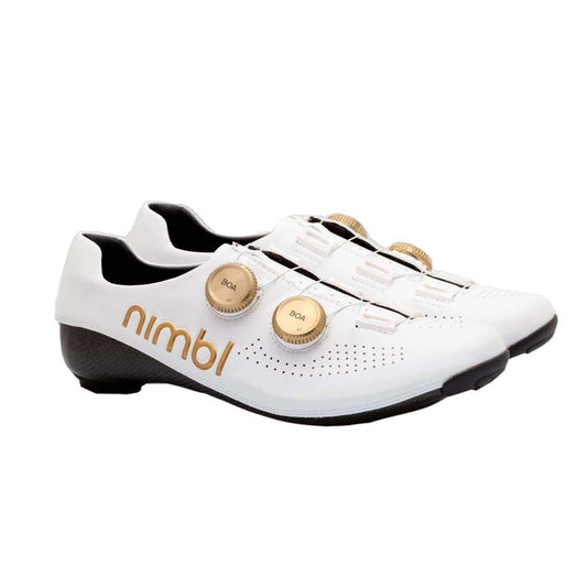 NIMBL SHOES ULTIMATE WHITE front white gold