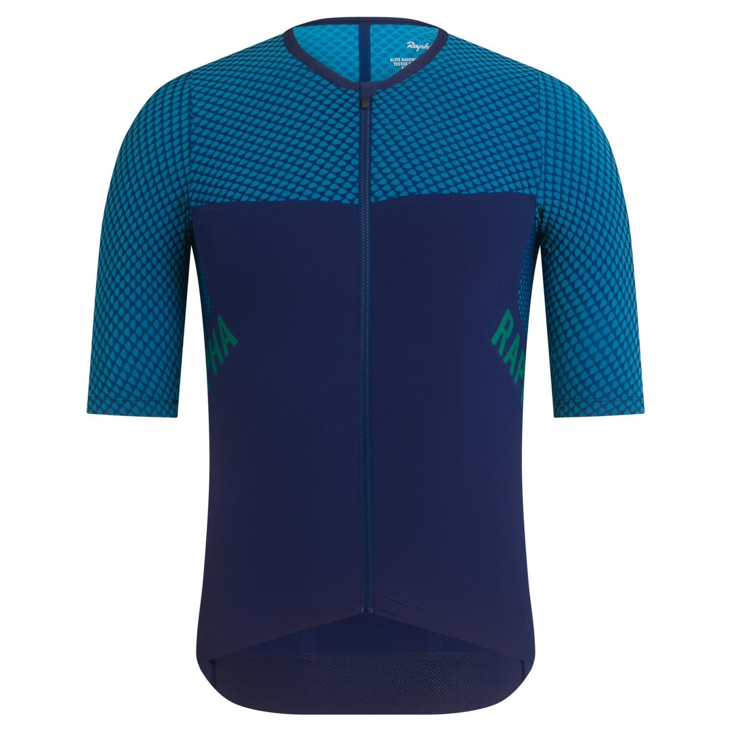 RAPHA Pro Team Crit Jersey - MBJ Navy / Blue-Velodrom