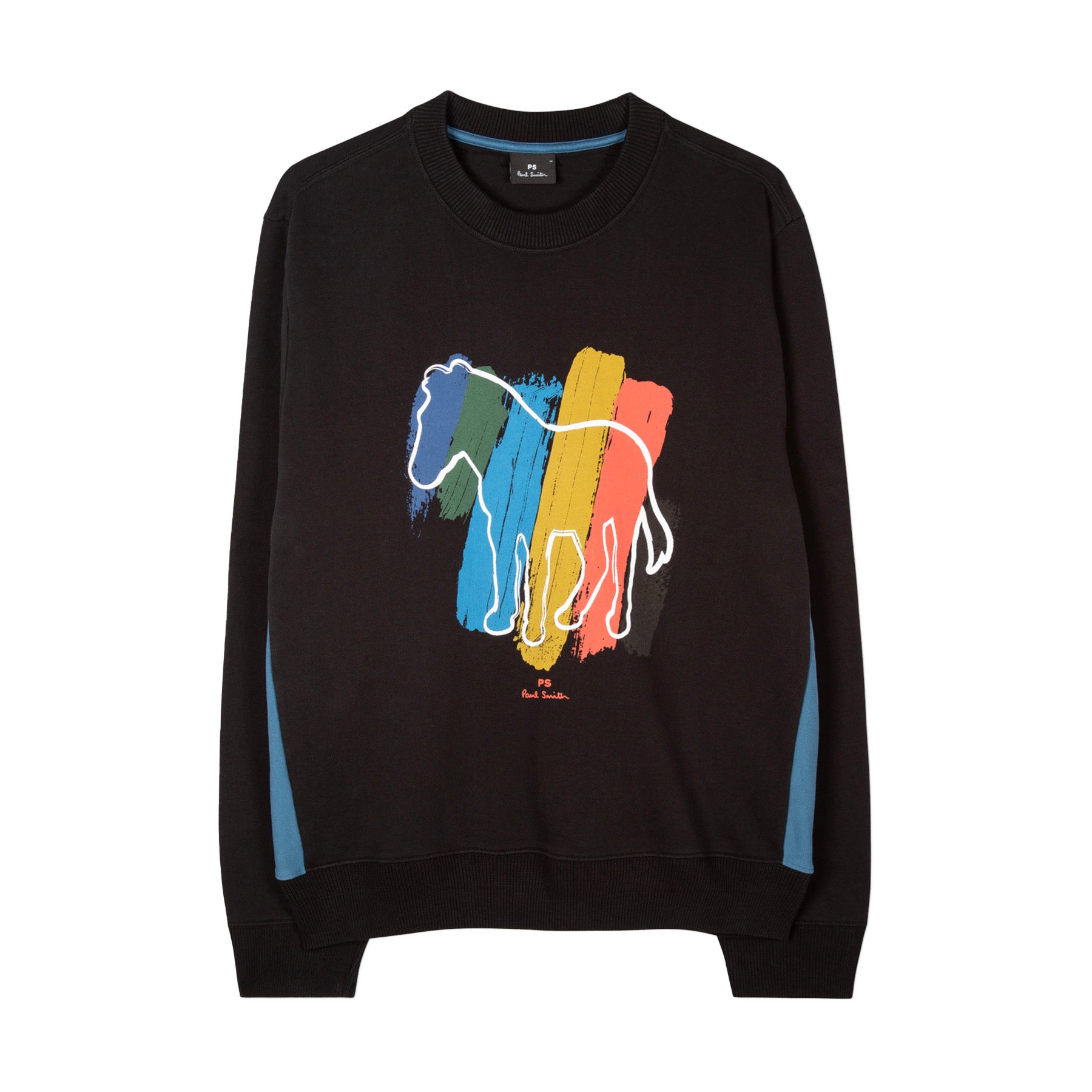 PAUL SMITH Reg Fit Sweatshirt Broad Stripe Zebra - Black-Sweatshirts-87112838