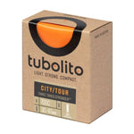 TUBOLITO TUBO CITY/TOUR TUBE 700CX30 47 MM - Orange-Spare Tubes-9120077570228