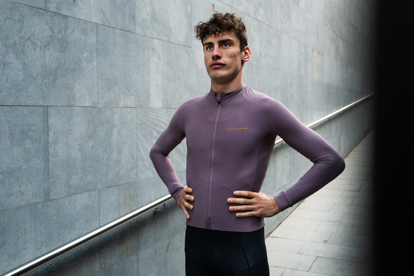 VELODROM VCC Thermal Long Sleeve Jersey - Light Purple-Long Sleeve Jerseys-