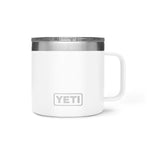 YETI Rambler 14 OZ 414 ML MUG - White-Drinkware-888830129159