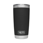 YETI Rambler 20oz 591ml Tumbler - Black-Drinkware-888830063996