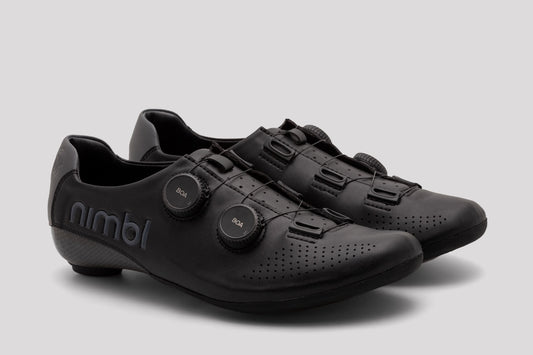 NIMBL Road Cycling Shoes Exceed - Black-Road Cycling Shoes-90218630