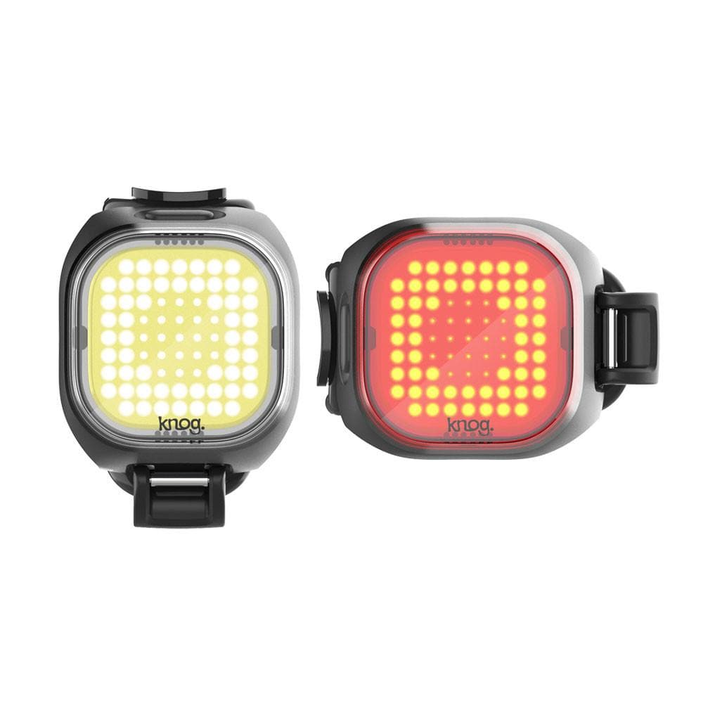 KNOG BLINDER MINI SQUARE Light Set - White/Red-Lights Kits-9328389030724