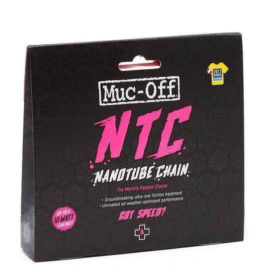 Muc Off NTC Nanotube Chain116 pins shimano 11v - Silver-Chains-77582982