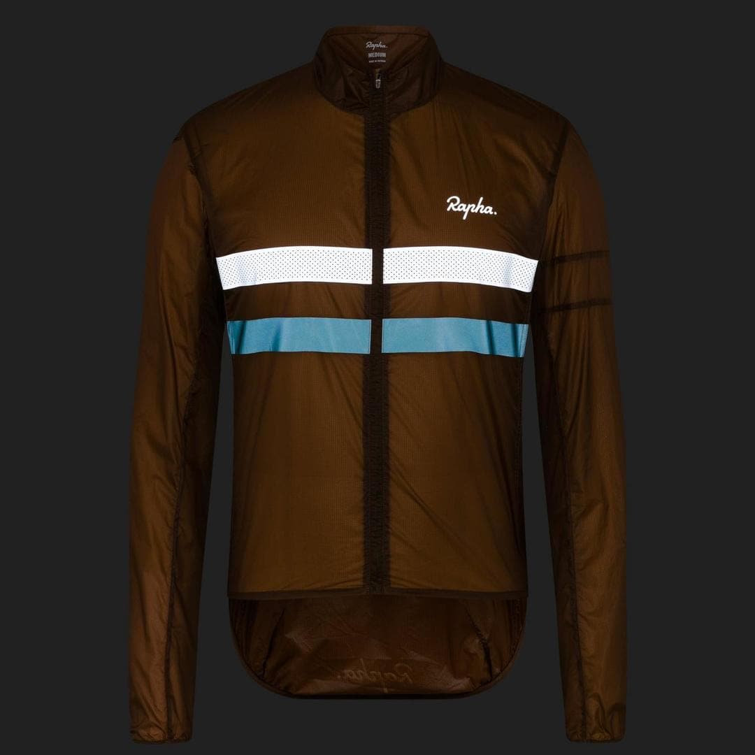 RAPHA Brevet Flyweight Wind Jacket - EMP Brown – Velodrom CC