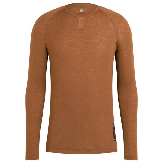 RAPHA Merino Base Layer Long sleeve - Brown Default Velodrom Barcelona 